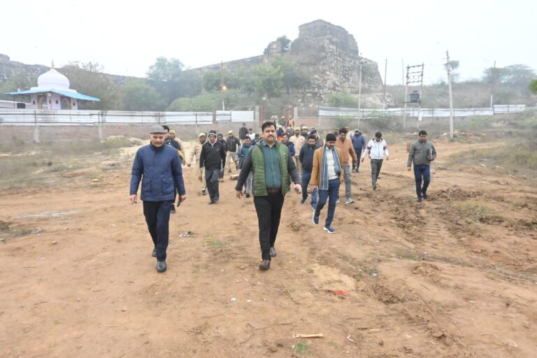  मकर संक्रांति मेले की तैयारियों का जायजा