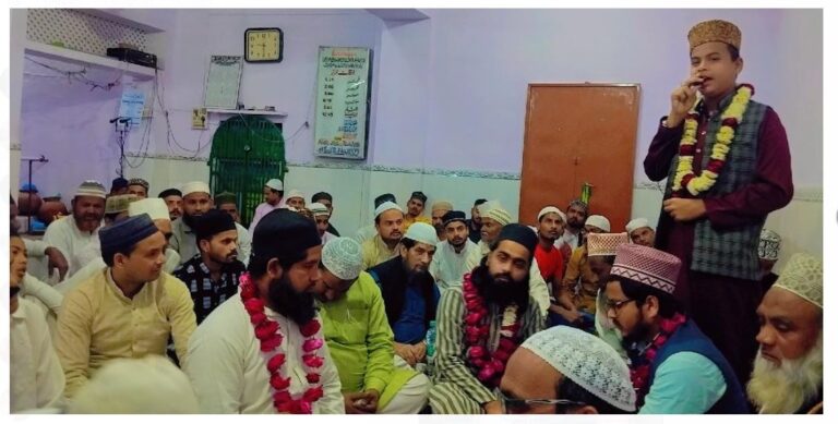 मस्जिद बोड़े में तरावीह के दौरान कुरान पूरा हुआ