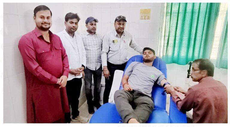 दो जरूरतमंदों को किया गया रक्तदान,मोहित और अमन बने पीड़ितों के जीवन रक्षक