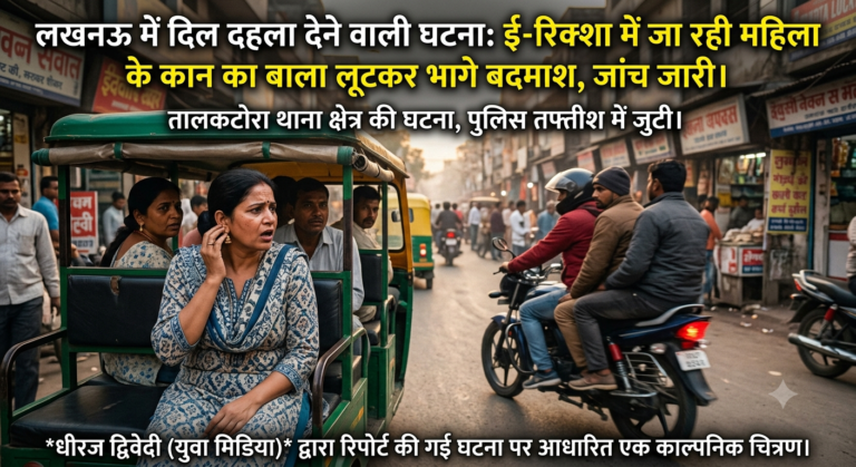 थाने के पास महिला से लूट, बाइक सवार फरार